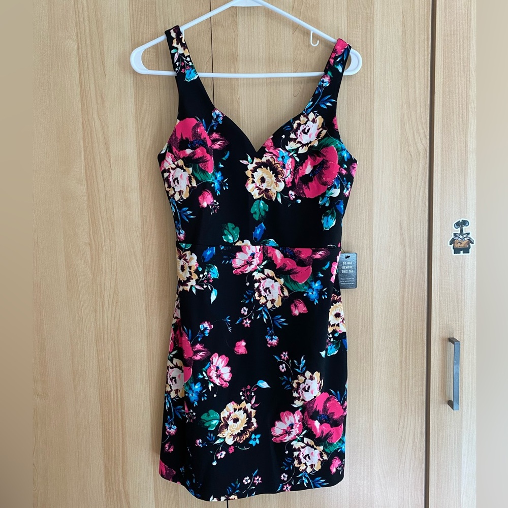 Express floral mini dress
